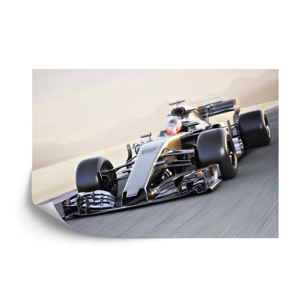Fototapeta Bolid F1 W Ruchu Vinyl Gładki 270x180