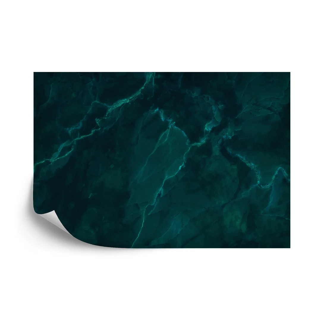 Fototapeta Dark Green Marble Texture Background With High Resolution, Top View Of Natural Tiles Stone In Luxury And Seamless Glitter Pattern. Vinyl Gładki 270x180