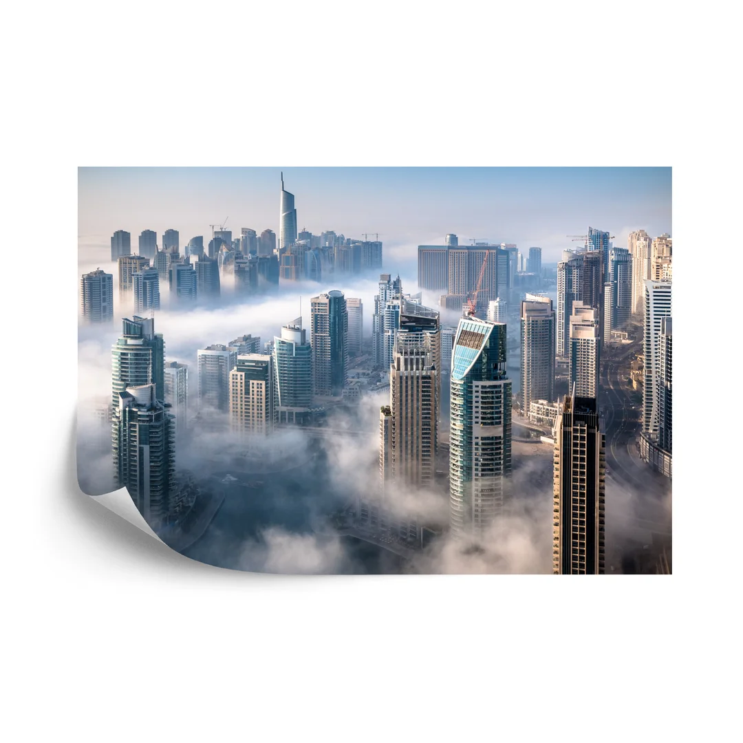 Fototapeta Dubaj W Chmurach Vinyl Gładki 270x180