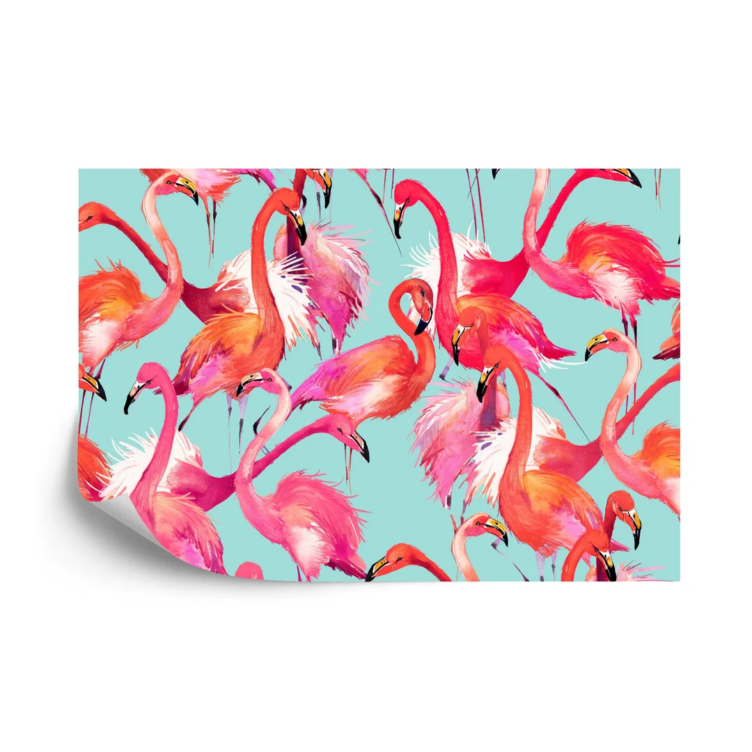 Fototapeta Flamingi Vinyl Gładki 270x180