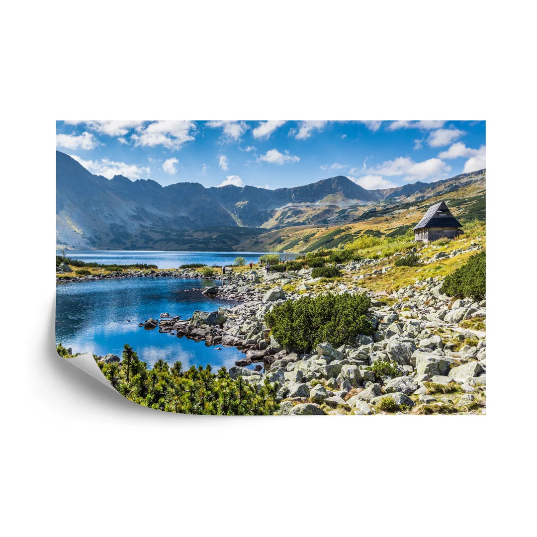 Fototapeta Górskie Jezioro W Dolinie Flizelina 270x180