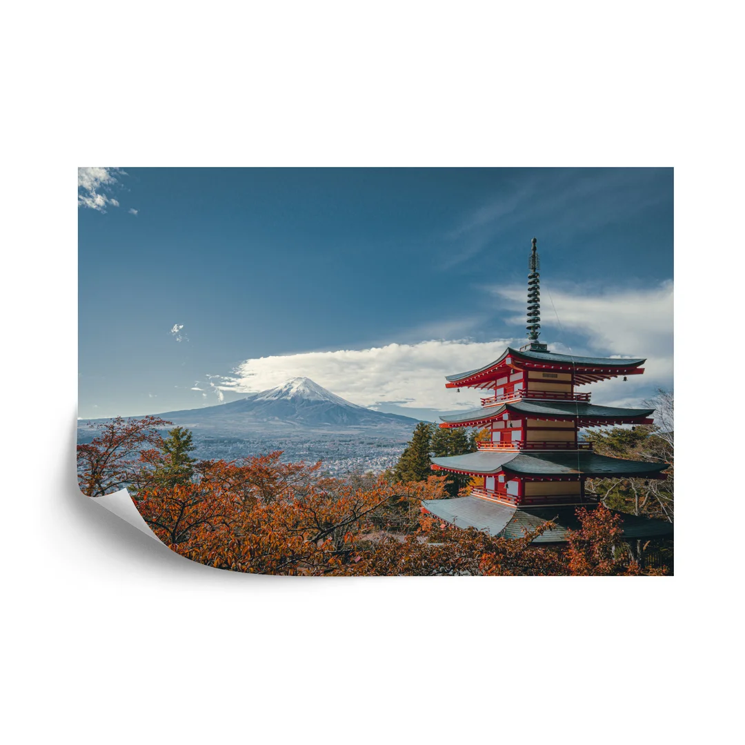 Fototapeta Japońska Pagoda Jesienią Flizelina 270x180