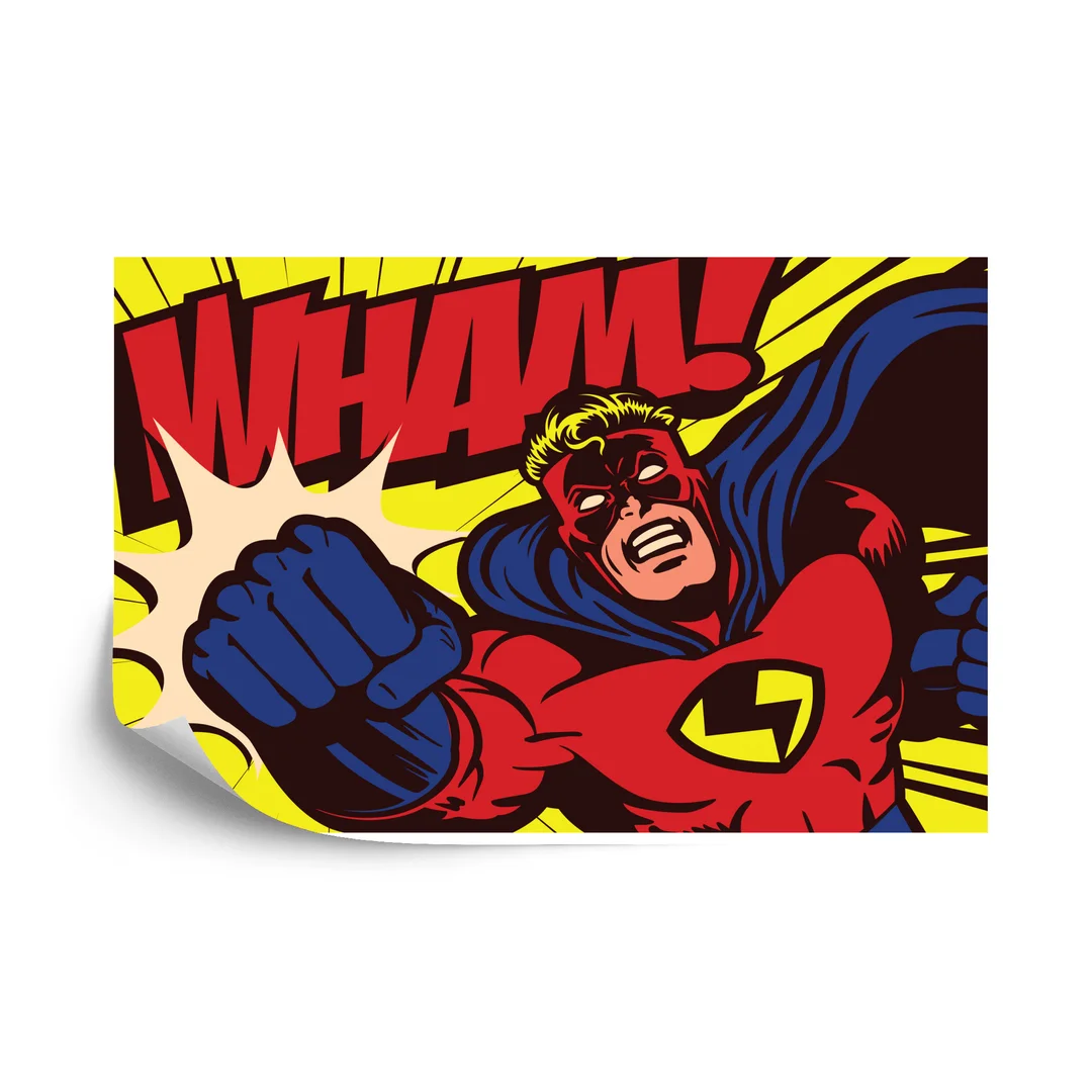 Fototapeta Komiksowy Superbohater Vinyl Gładki 270x180