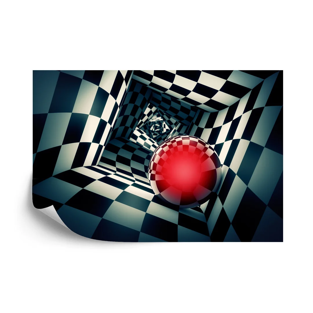 Fototapeta Kula 3D W Tunelu Vinyl Gładki 270x180