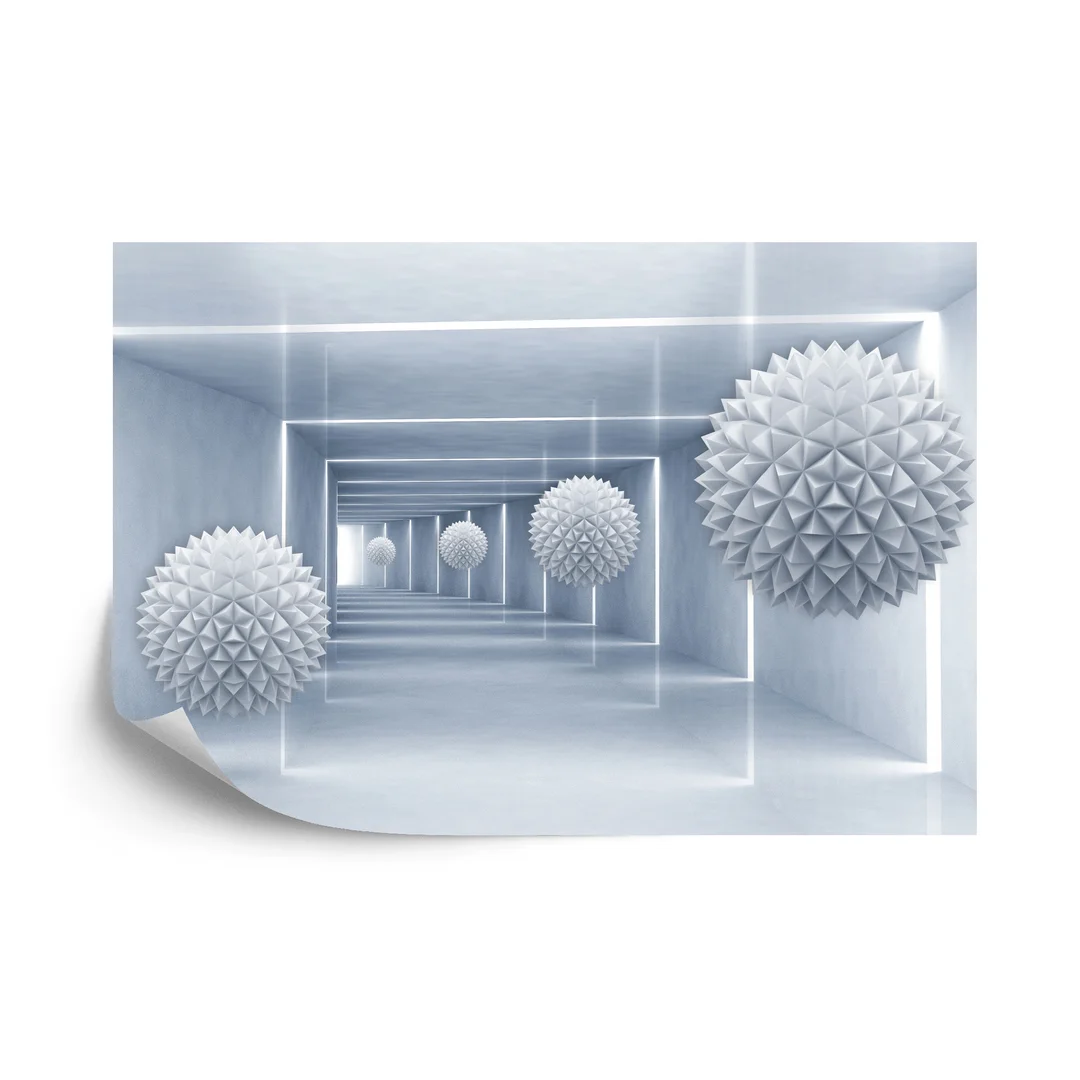 Fototapeta Kule 3D W Tunelu Vinyl Gładki 270x180