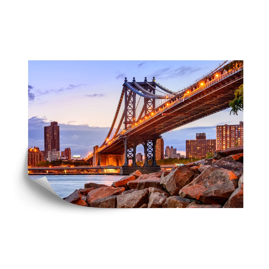 Fototapeta Manhattan Bridge Ny Vinyl Gładki 270x180