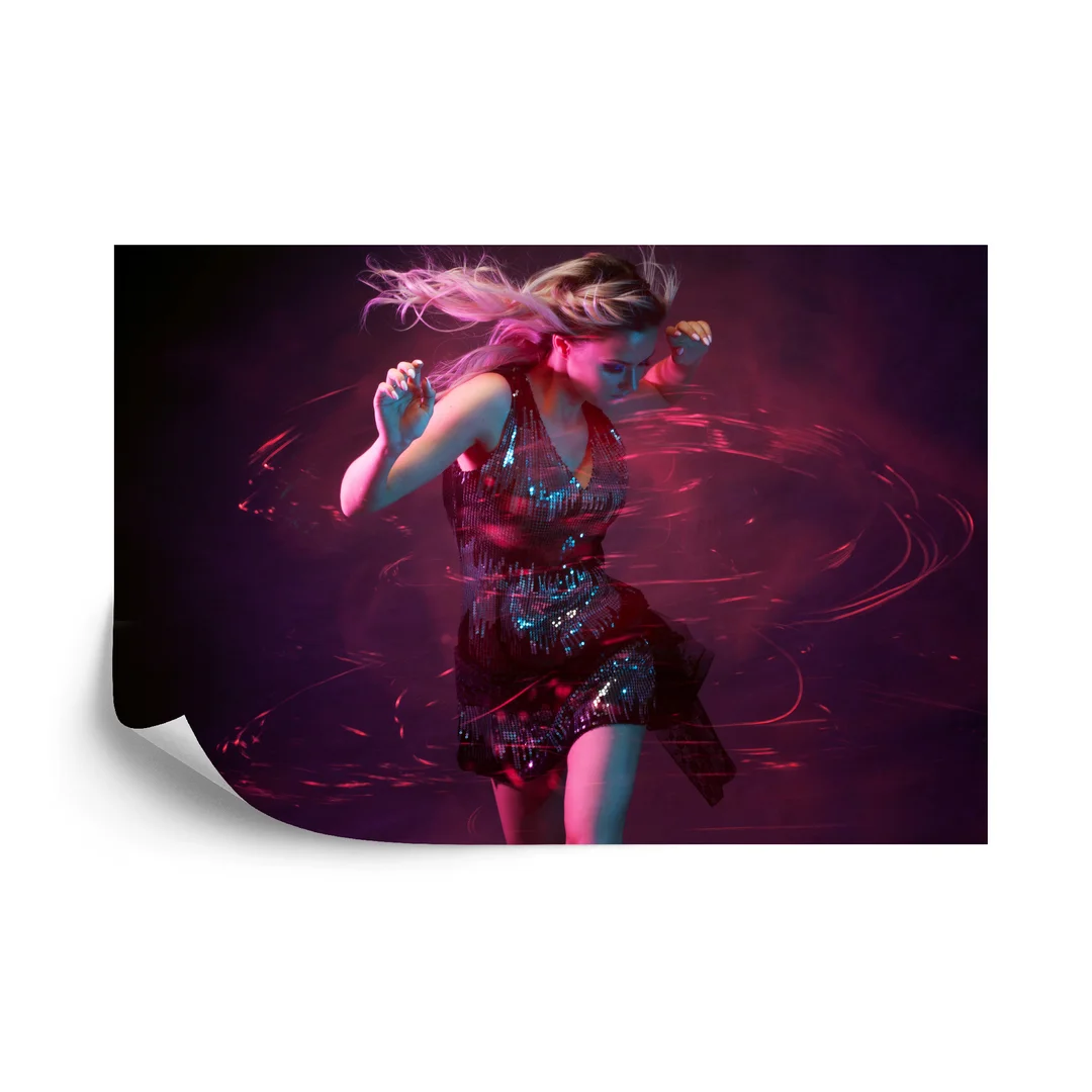 Fototapeta Młoda Kobieta W Tańcu Flizelina 270x180