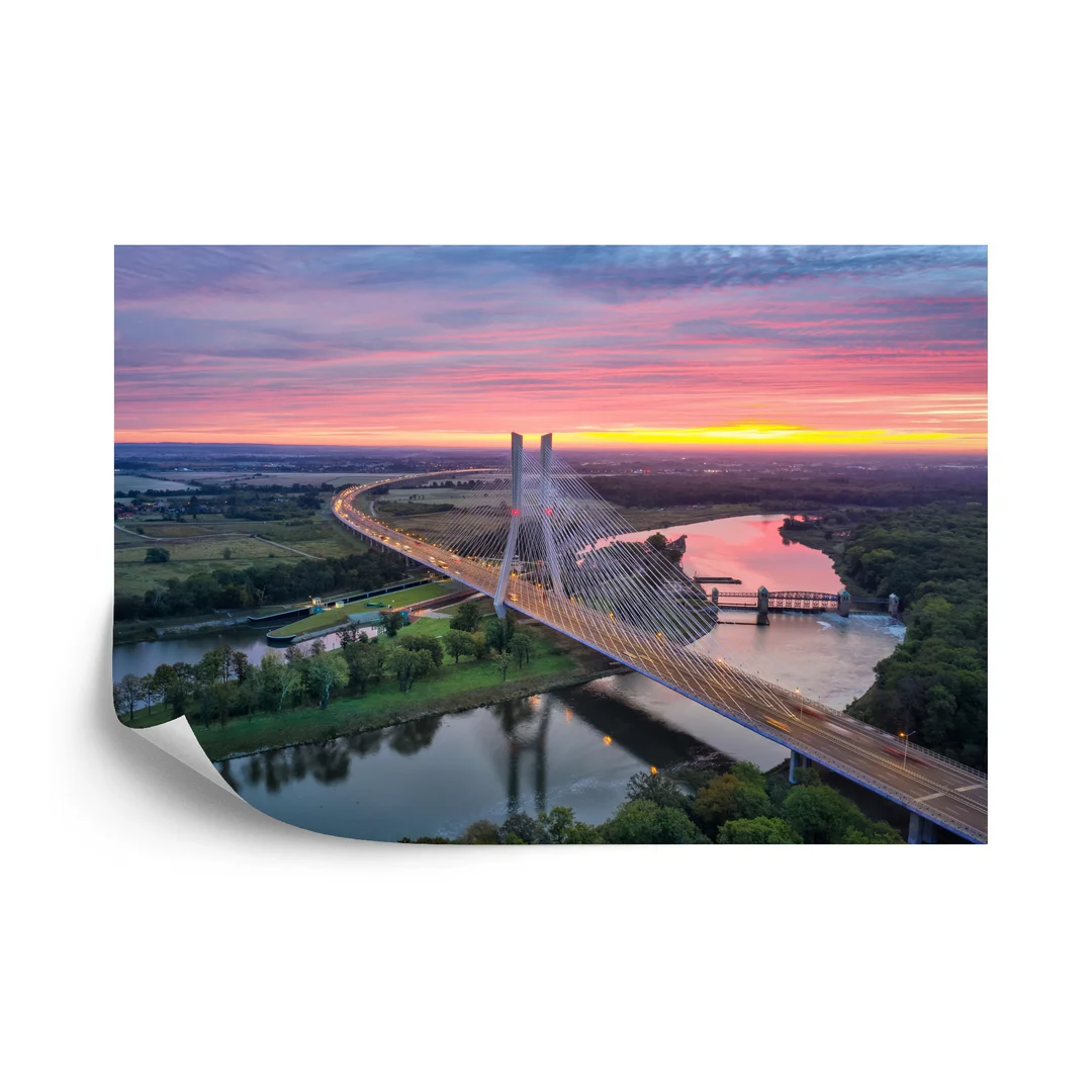 Fototapeta Most Rędziński We Wrocławiu Flizelina 270x180