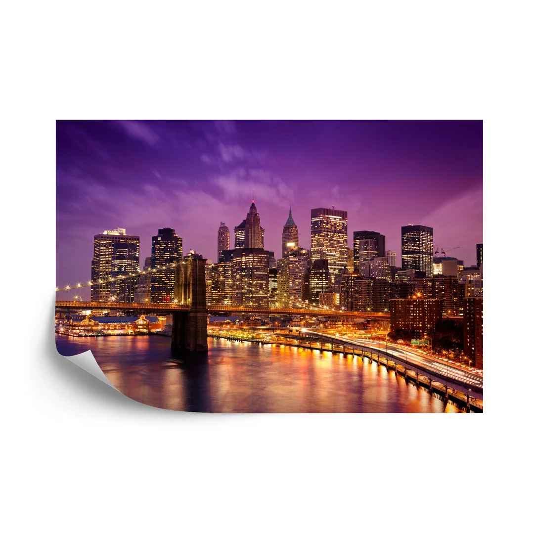 Fototapeta New York Manhattan Pont De Brooklyn Vinyl Gładki 270x180
