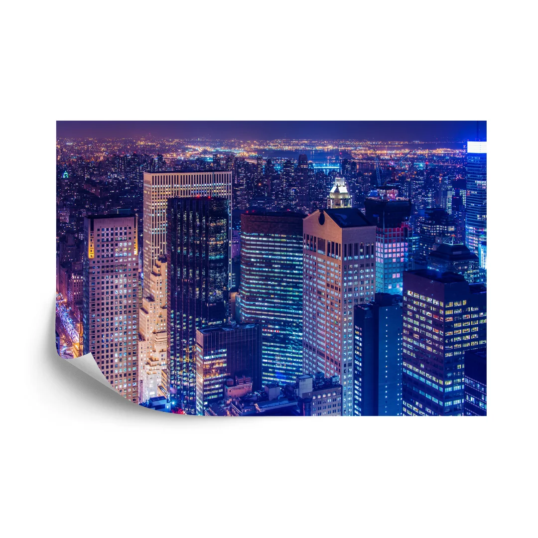 Fototapeta Nowy Jork Nocą Flizelina 270x180