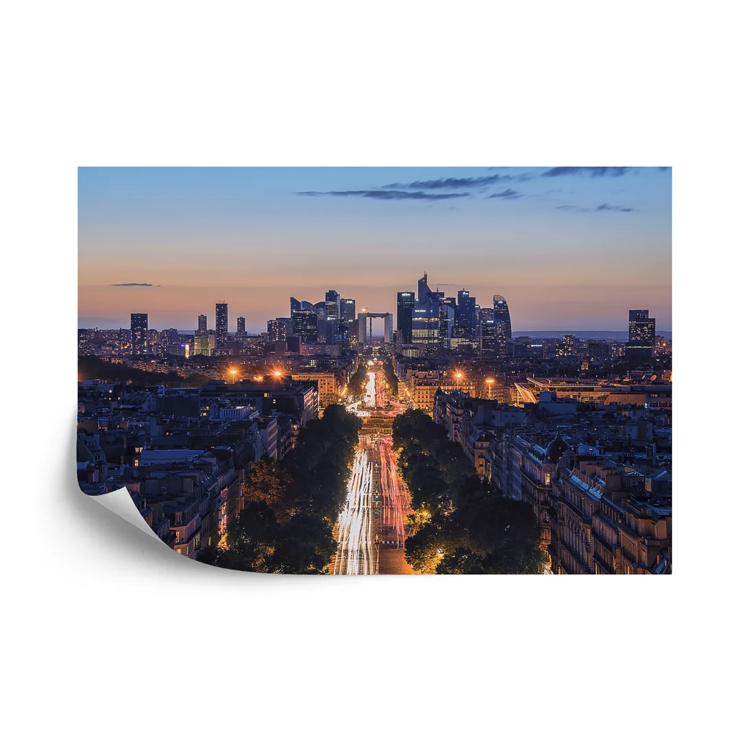 Fototapeta Paryż Nocą Flizelina 270x180