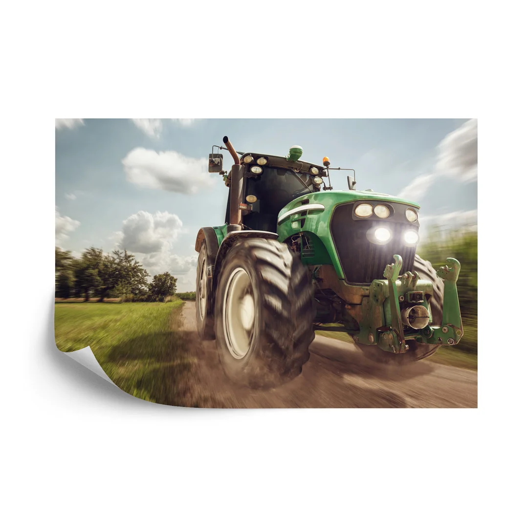 Fototapeta Pędzący Traktor Flizelina 270x180