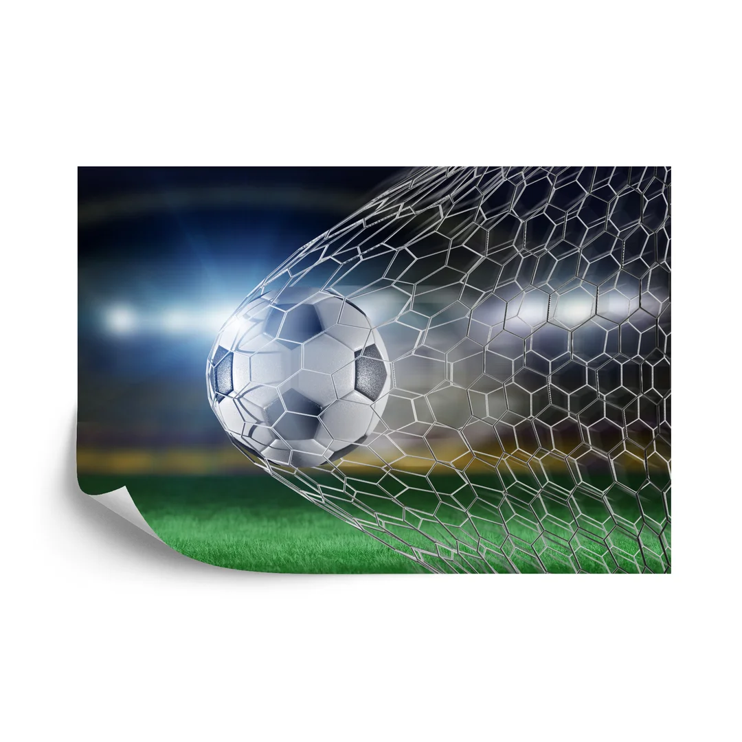 Fototapeta Piłka Nożna Gol 3D Flizelina 270x180