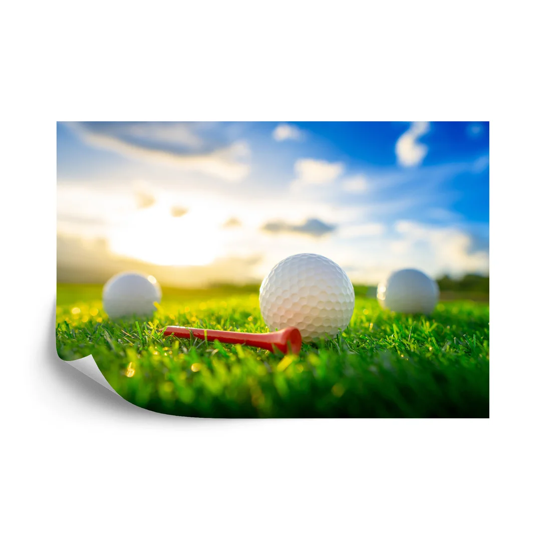 Fototapeta Piłki Golfowe 3D Flizelina 270x180