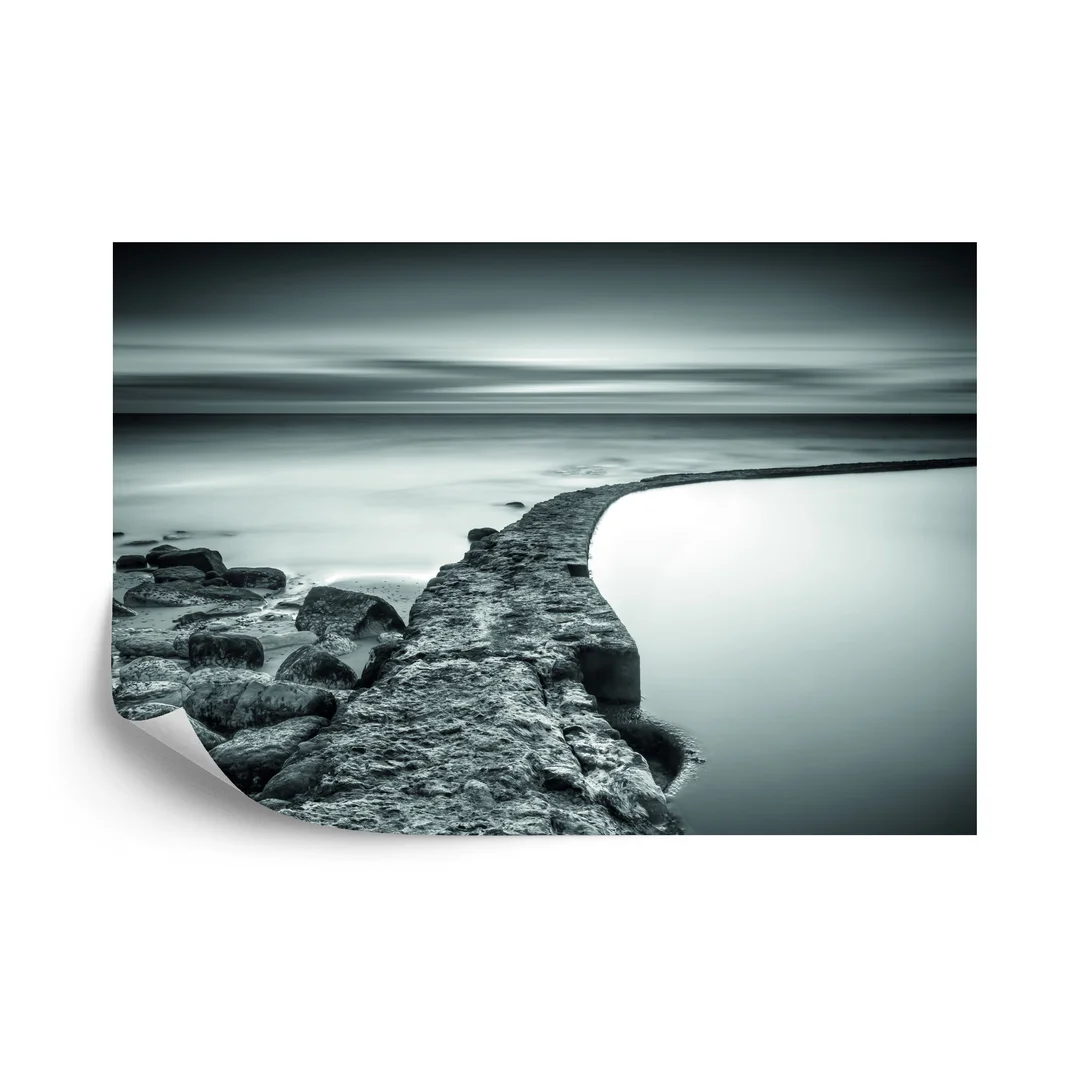 Fototapeta Plaża Morze Skały Vinyl Strukturalny 270x180