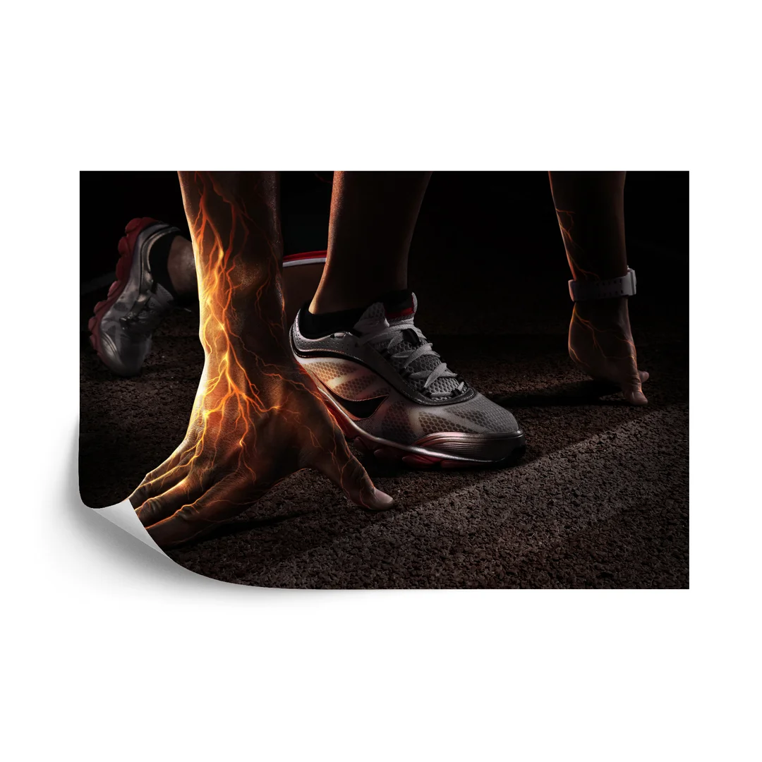 Fototapeta Początek Biegu Abstrakcja 3D Flizelina 270x180
