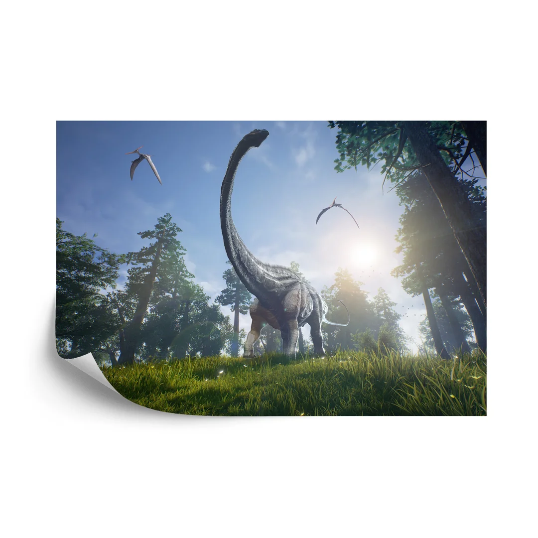 Fototapeta Realistyczny Dinozaur W Słońcu Flizelina 270x180