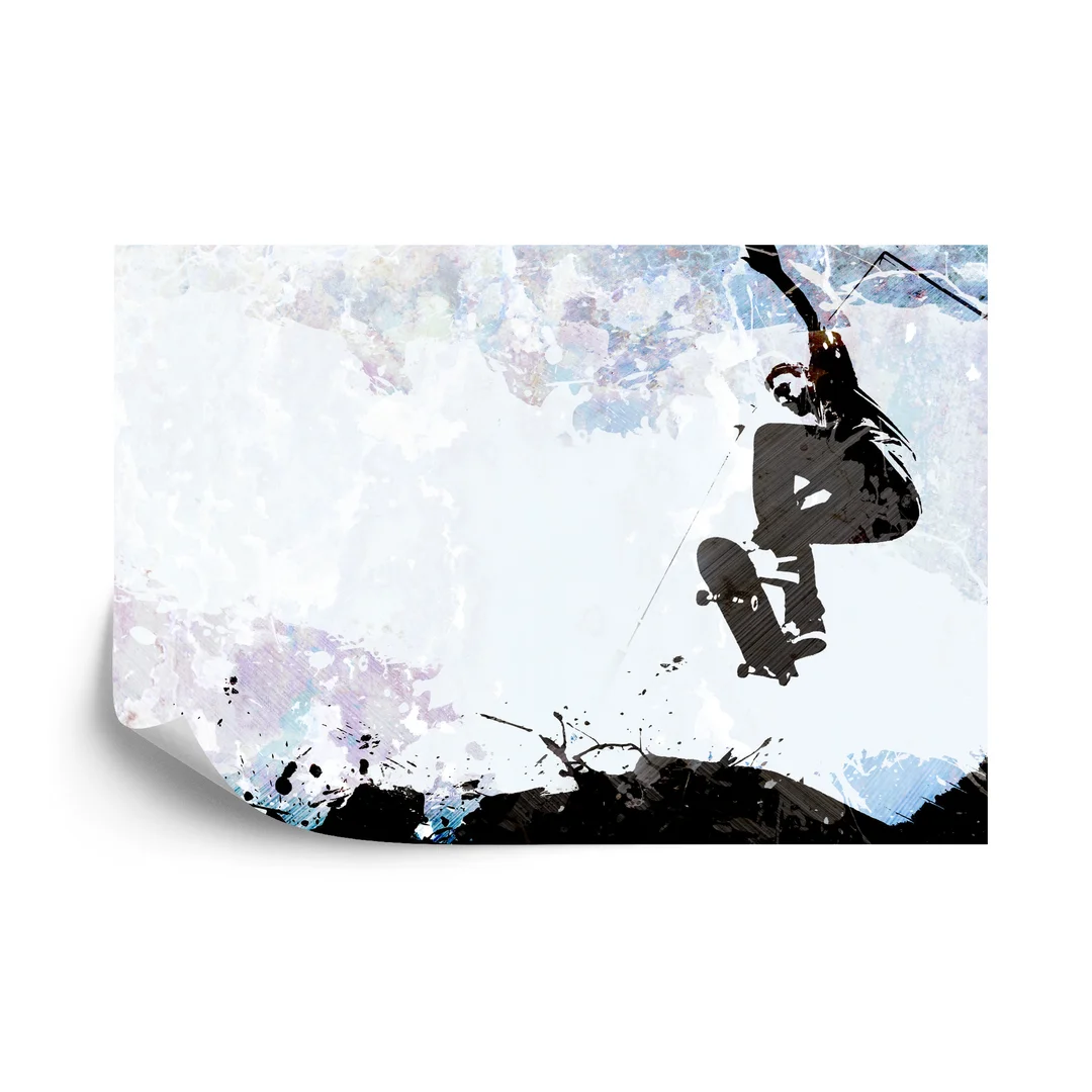 Fototapeta Skateboarding W Stylu Graficznym Vinyl Gładki 270x180