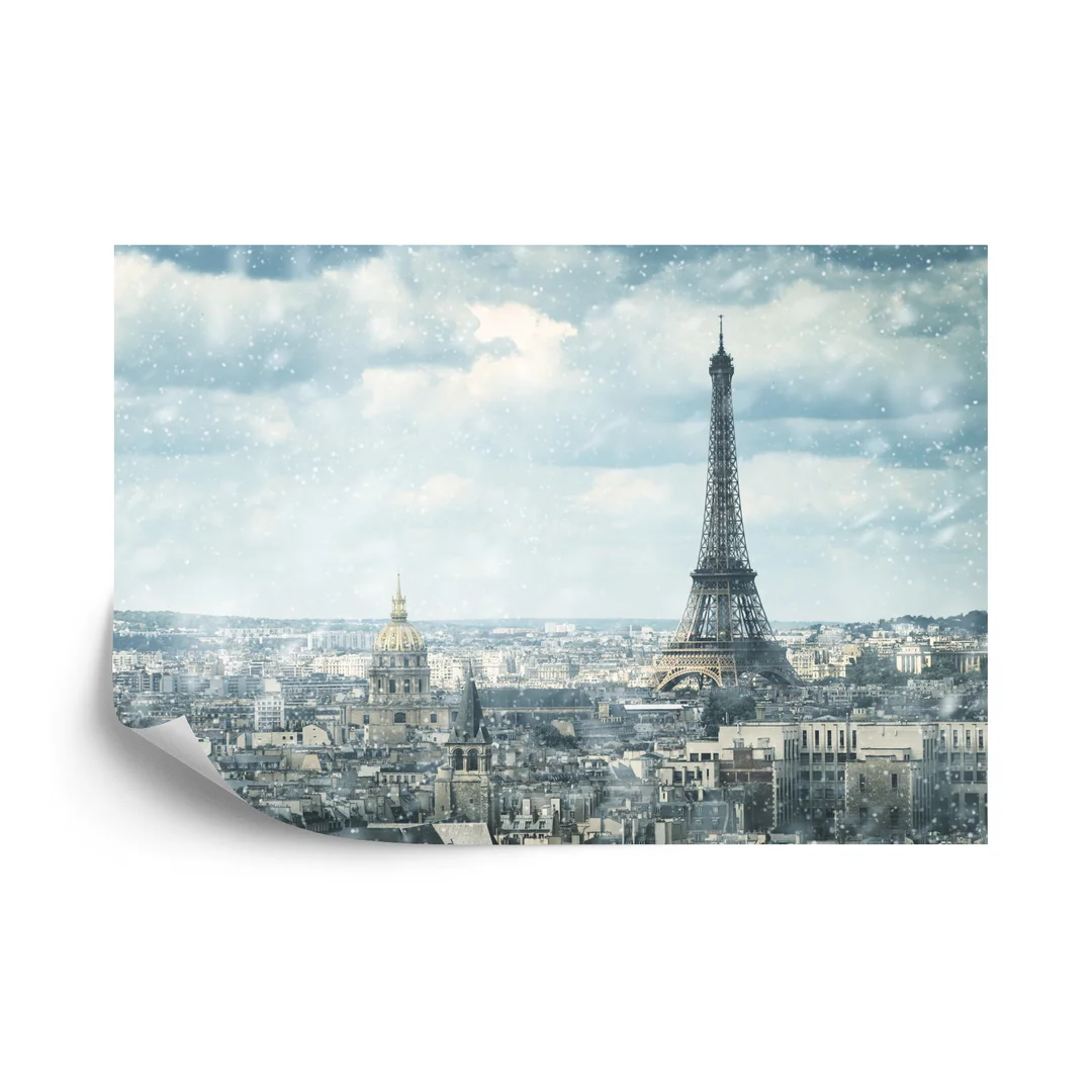 Fototapeta Śnieg W Paryżu Flizelina 270x180