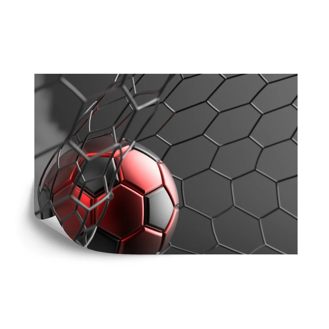 Fototapeta Sportowa Piłka W Bramce Flizelina 270x180