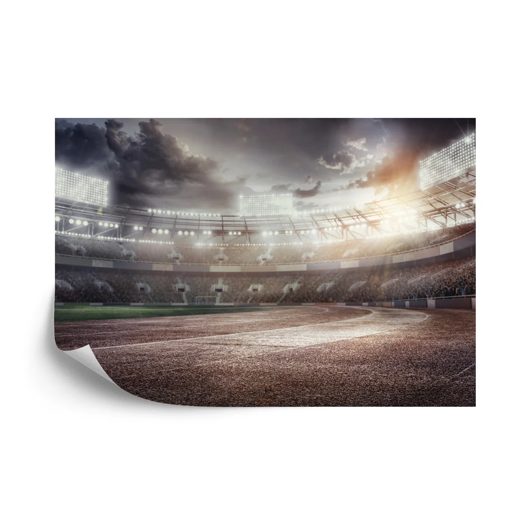 Fototapeta Stadion Piłkarski Przepełniony Kibicami Flizelina 270x180