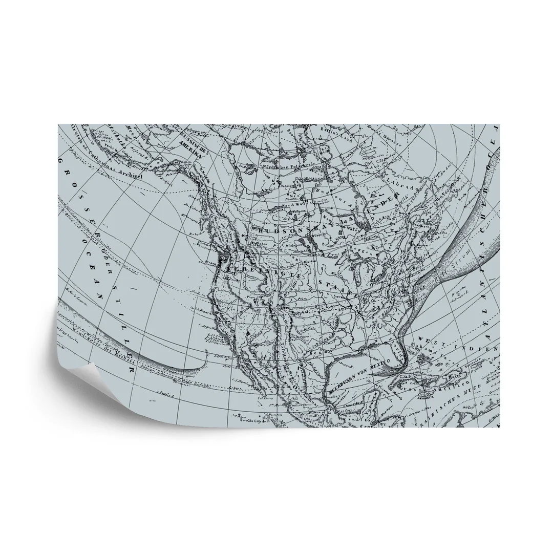 Fototapeta Stara Mapa Vinyl Gładki 270x180