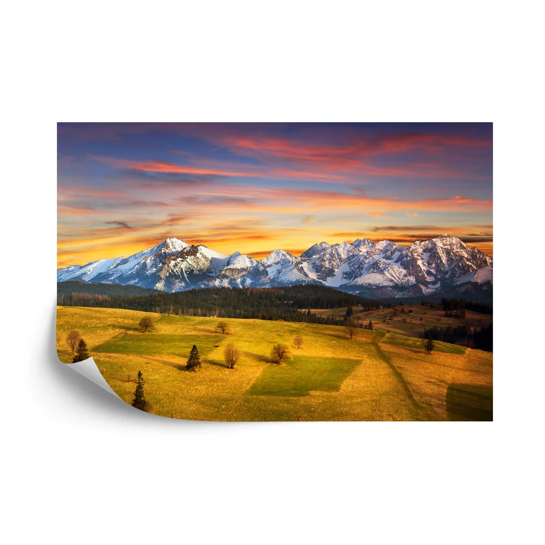Fototapeta Tatry O Zachodzie Słońca Flizelina 270x180