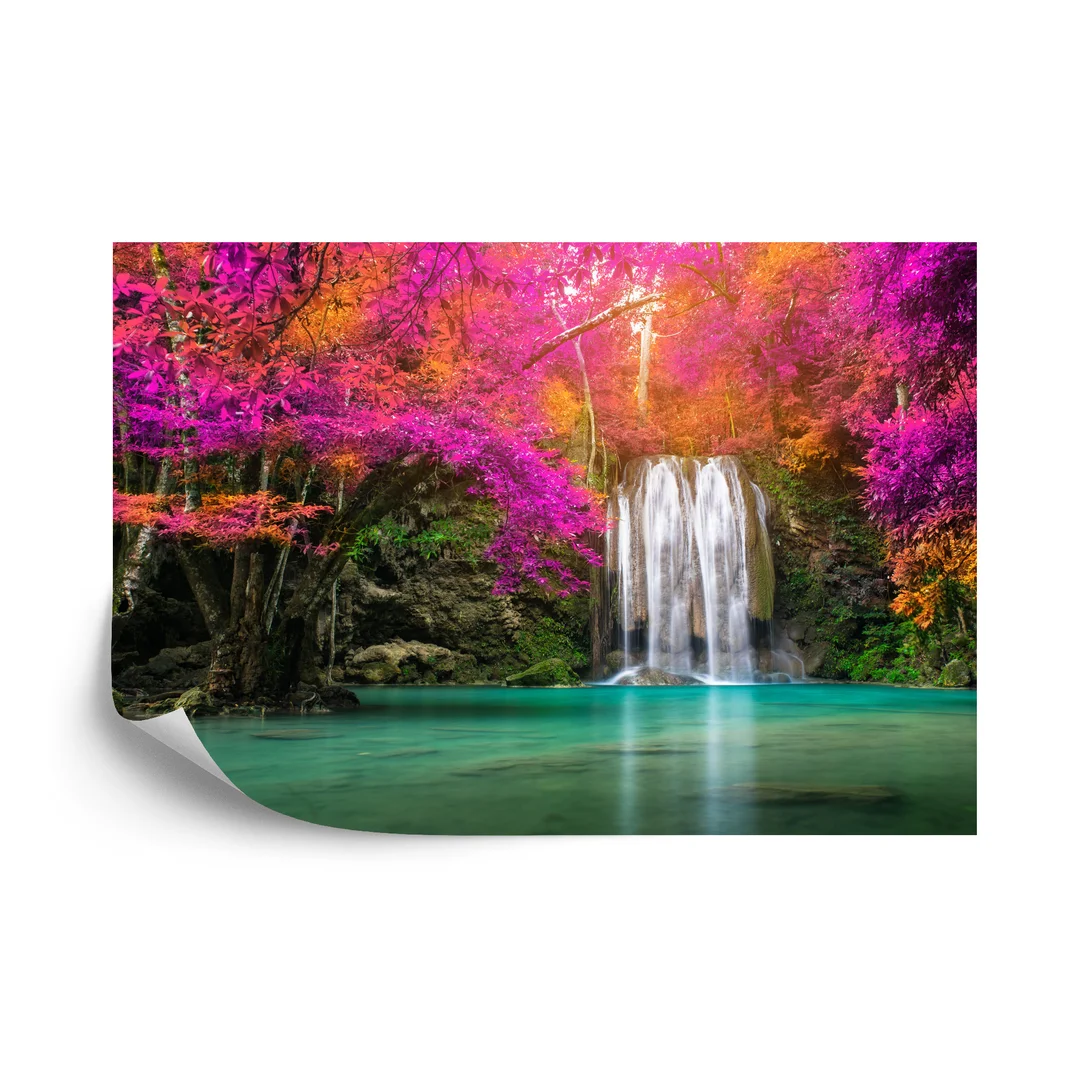Fototapeta Wodospad Erawan Vinyl Gładki 270x180