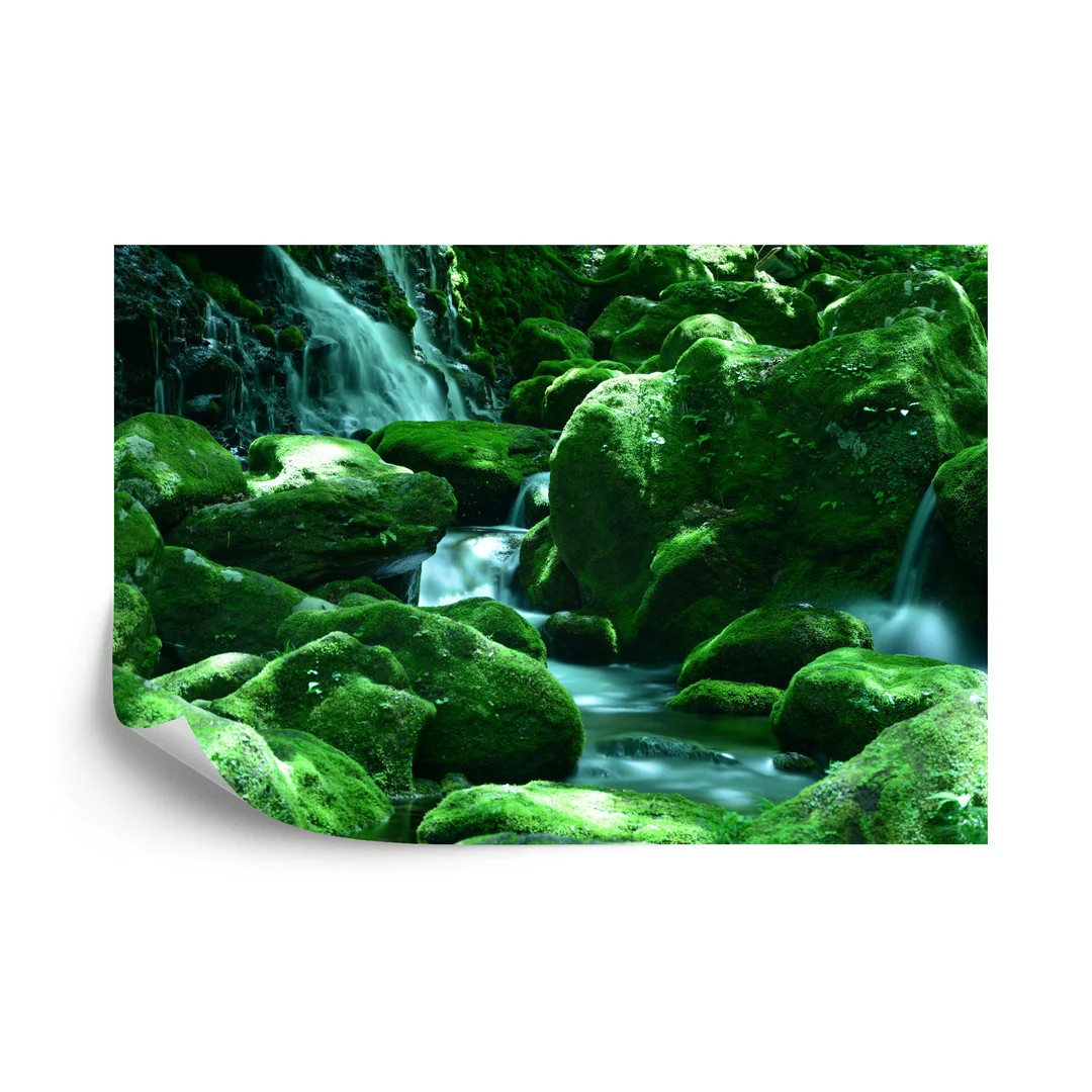 Fototapeta Wodospad Skały Flizelina 270x180