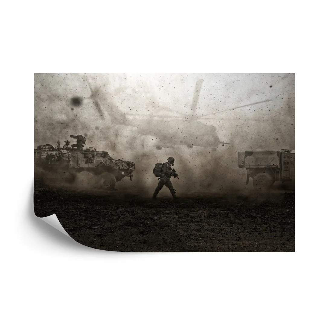 Fototapeta Wojsko Na Pustyni Vinyl Gładki 270x180