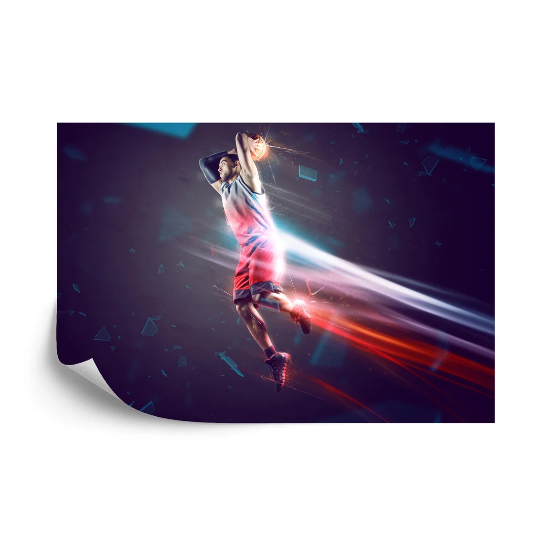 Fototapeta Wsad Koszykarza Vinyl Gładki 270x180