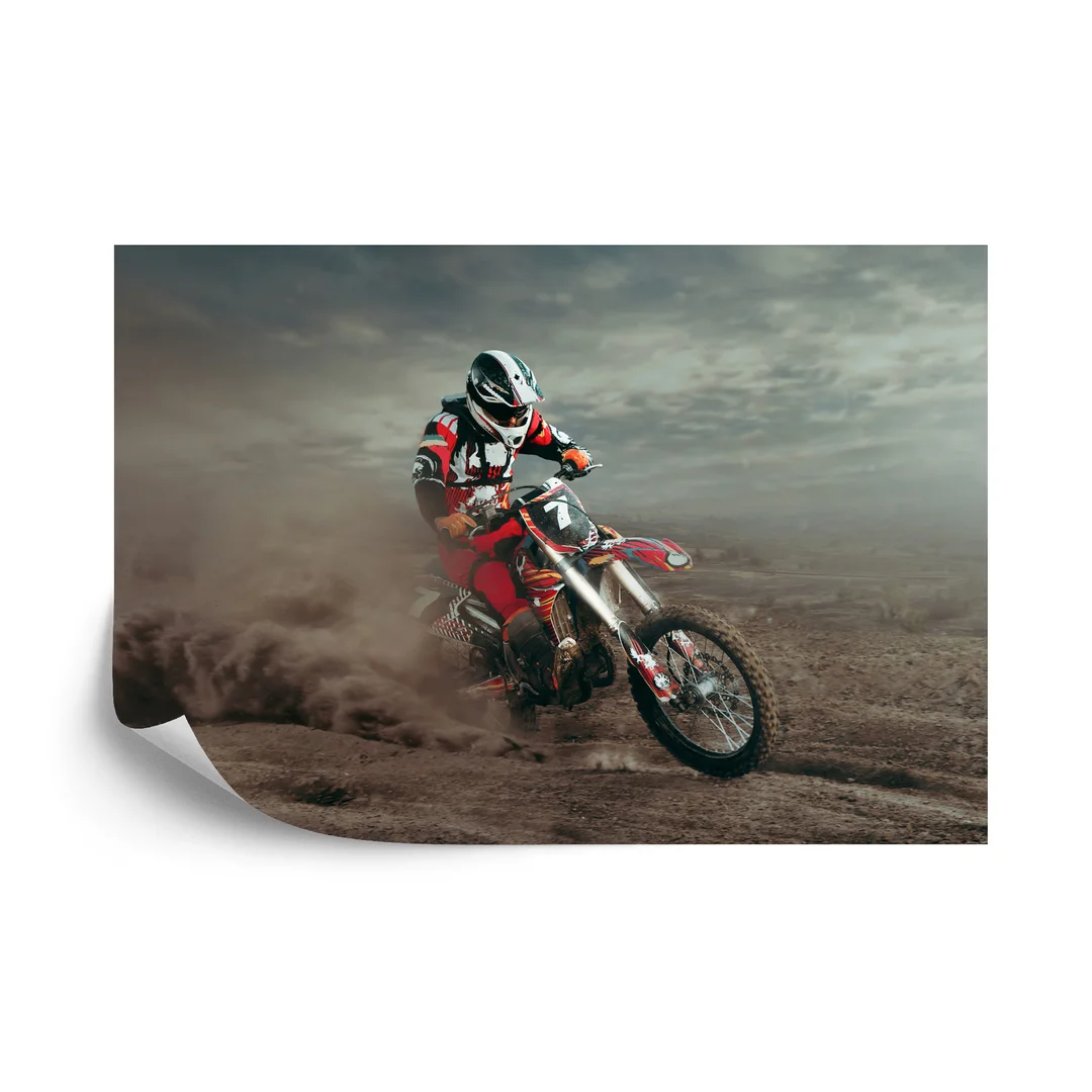 Fototapeta Wyczynowy Cross Na Pustyni Vinyl Gładki 270x180