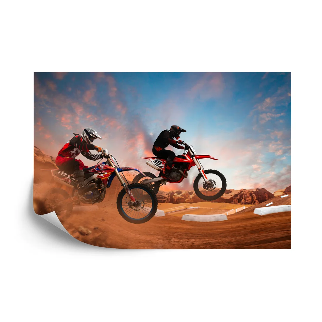 Fototapeta Wyścig Motocyklowy Flizelina 270x180