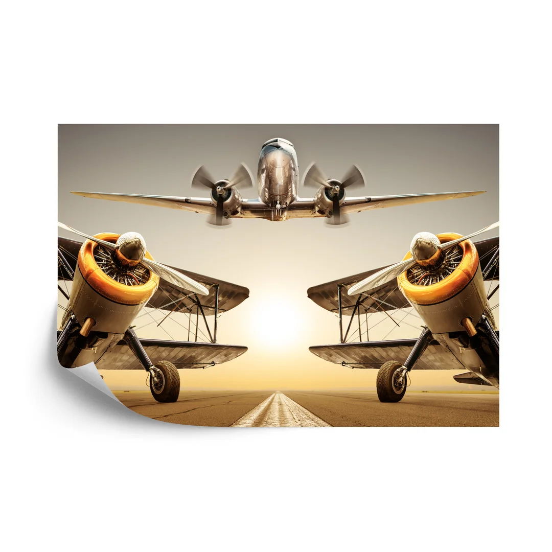 Fototapeta Zabytkowe Samoloty Vinyl Gładki 270x180