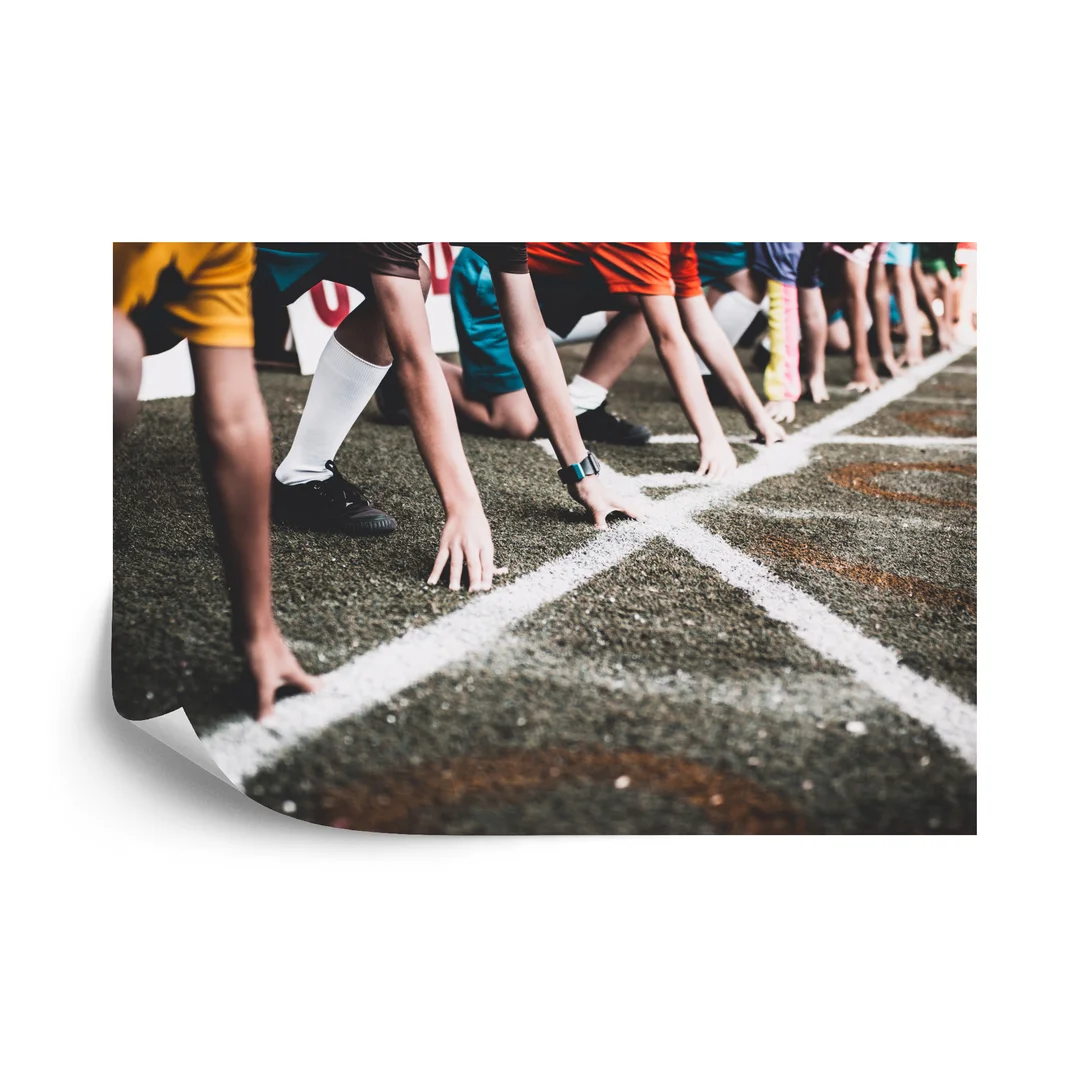 Fototapeta Zawody Sportowe W Bieganiu 3D Vinyl Gładki 270x180