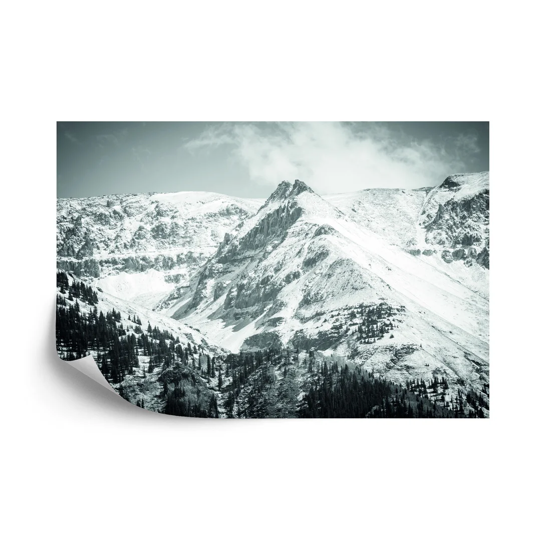 Fototapeta Zima W Górach Vinyl Strukturalny 405x270