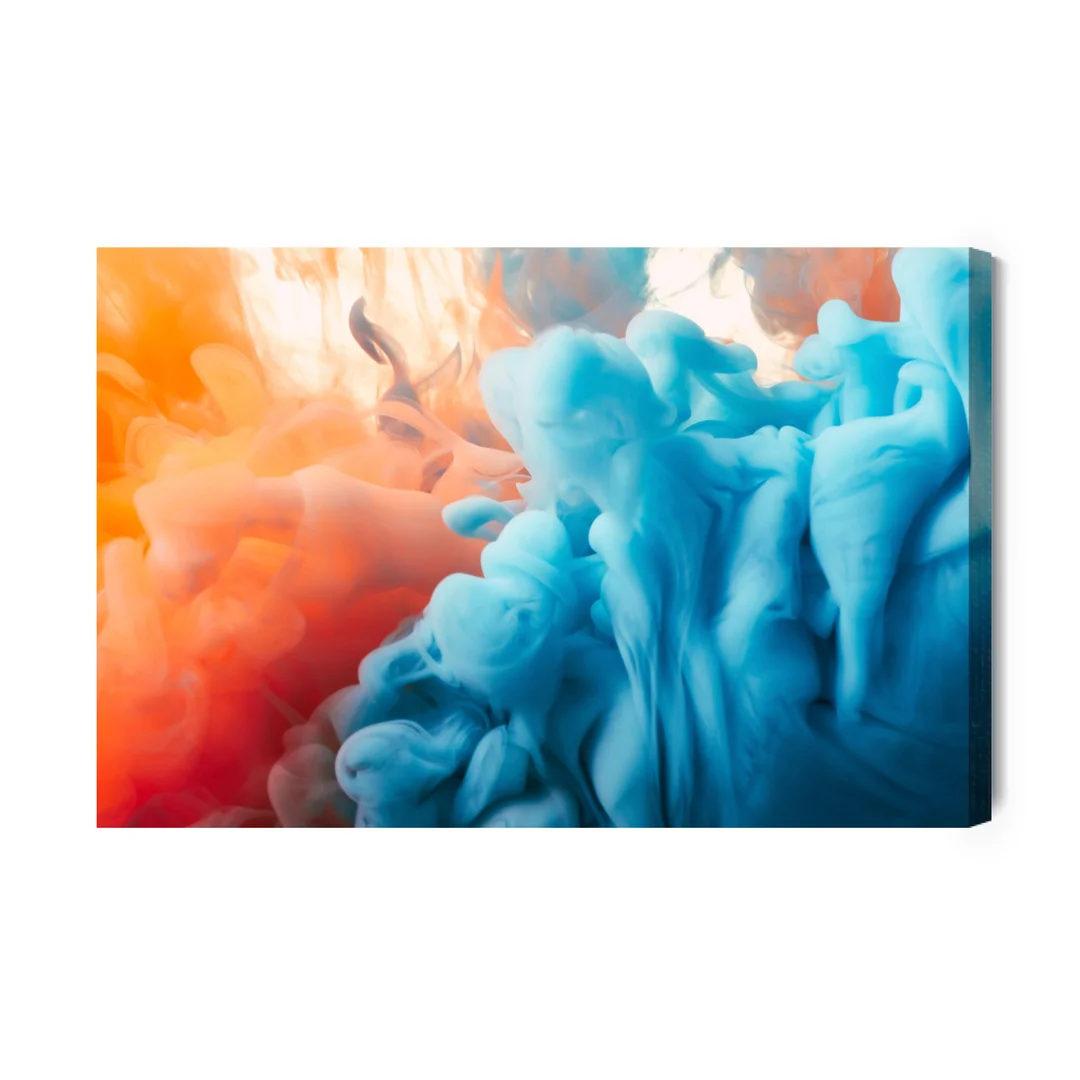 Obraz Na Płótnie Abstrakcja Z Kolorową Farbą Canvas Brak Brak 60x90