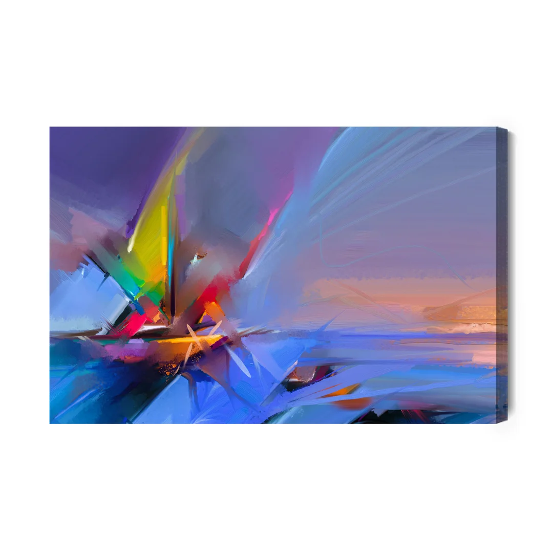 Obraz Na Płótnie Abstrakcyjna Łódź Canvas Brak Brak 60x90