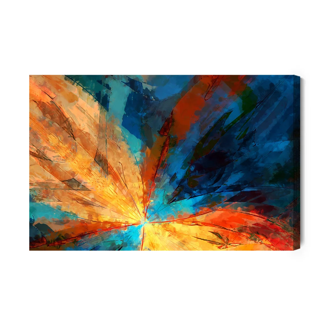 Obraz Na Płótnie Abstrakcyjna Wariacja Kolorów Canvas Brak Brak 60x90