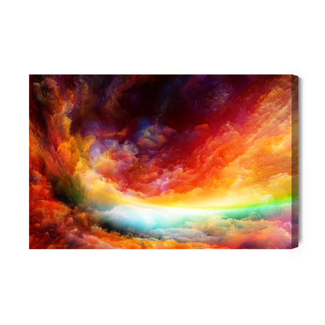 Obraz Na Płótnie Abstrakcyjne Barwy Nieba Canvas Brak Brak 60x90