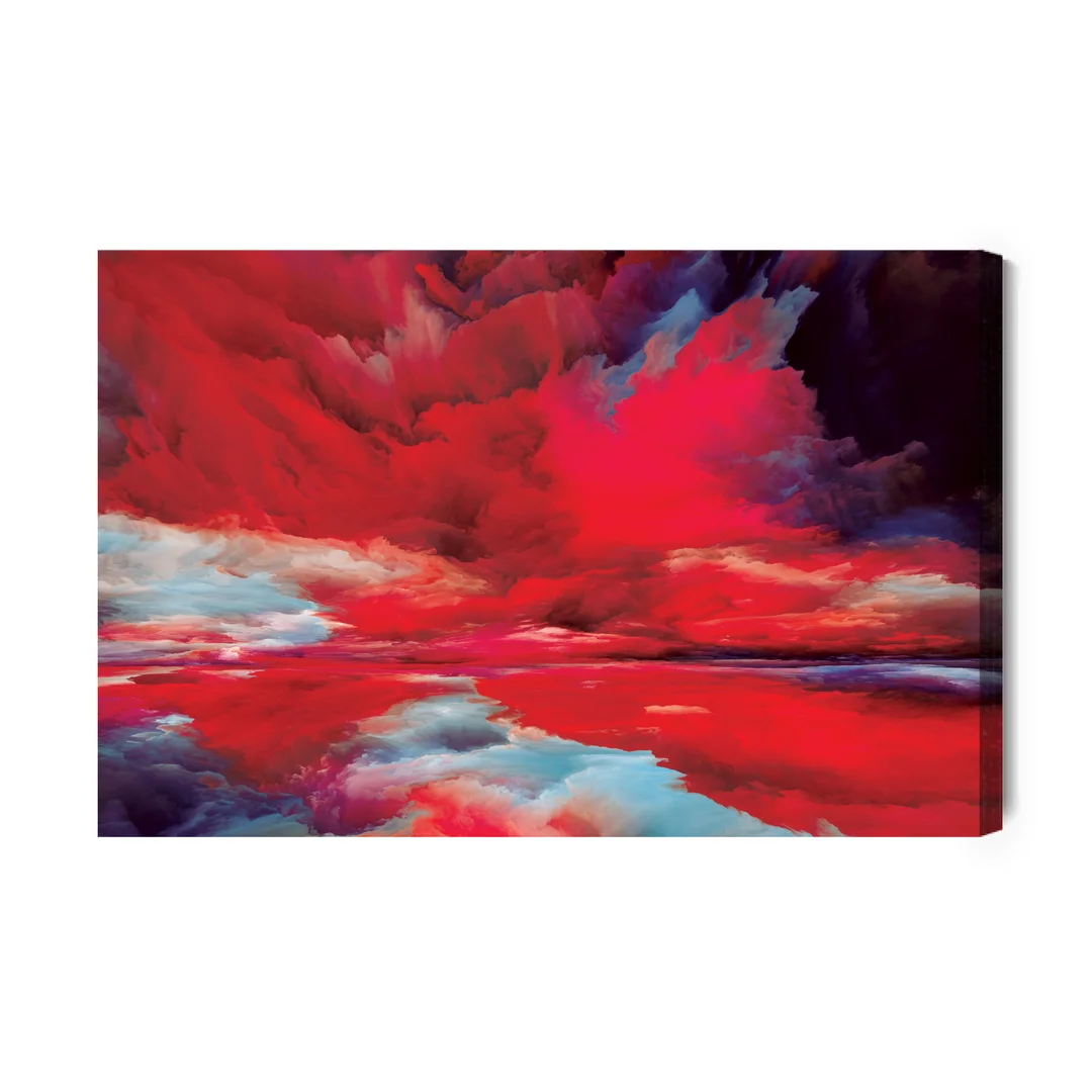 Obraz Na Płótnie Abstrakcyjne Czerwone Niebo Canvas Brak Brak 60x90