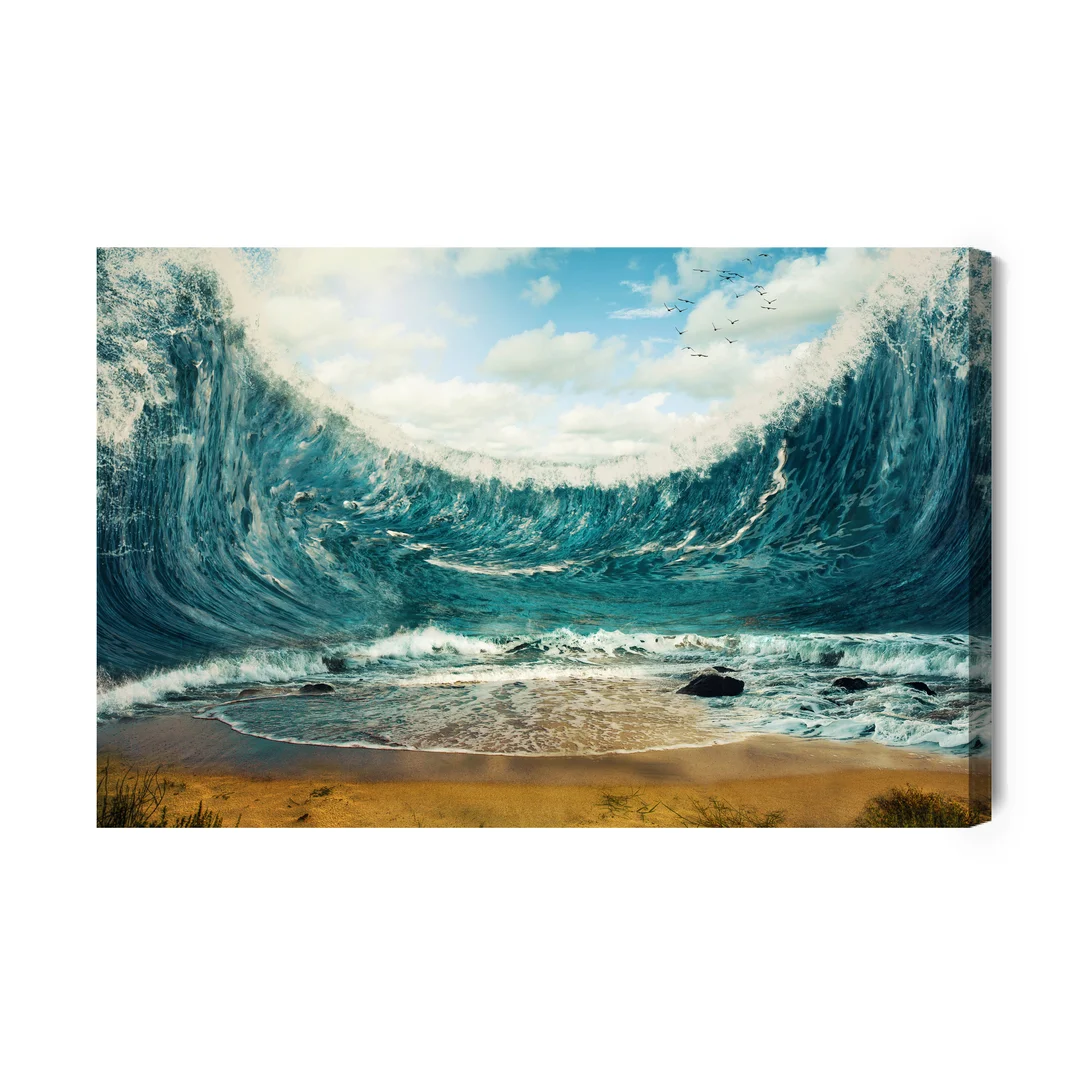 Obraz Na Płótnie Abstrakcyjne Morze Canvas Brak Brak 60x90