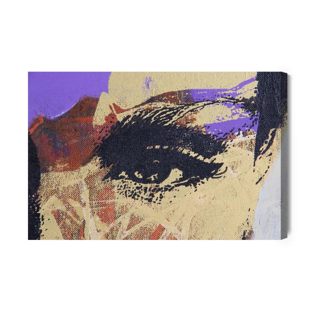 Obraz Na Płótnie Abstrakcyjny Malunek Twarzy Canvas Brak Brak 60x90