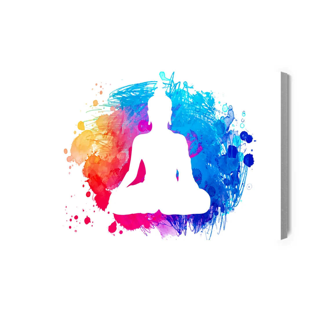 Obraz Na Płótnie Budda Na Tle Akwareli Canvas Brak Brak 60x90