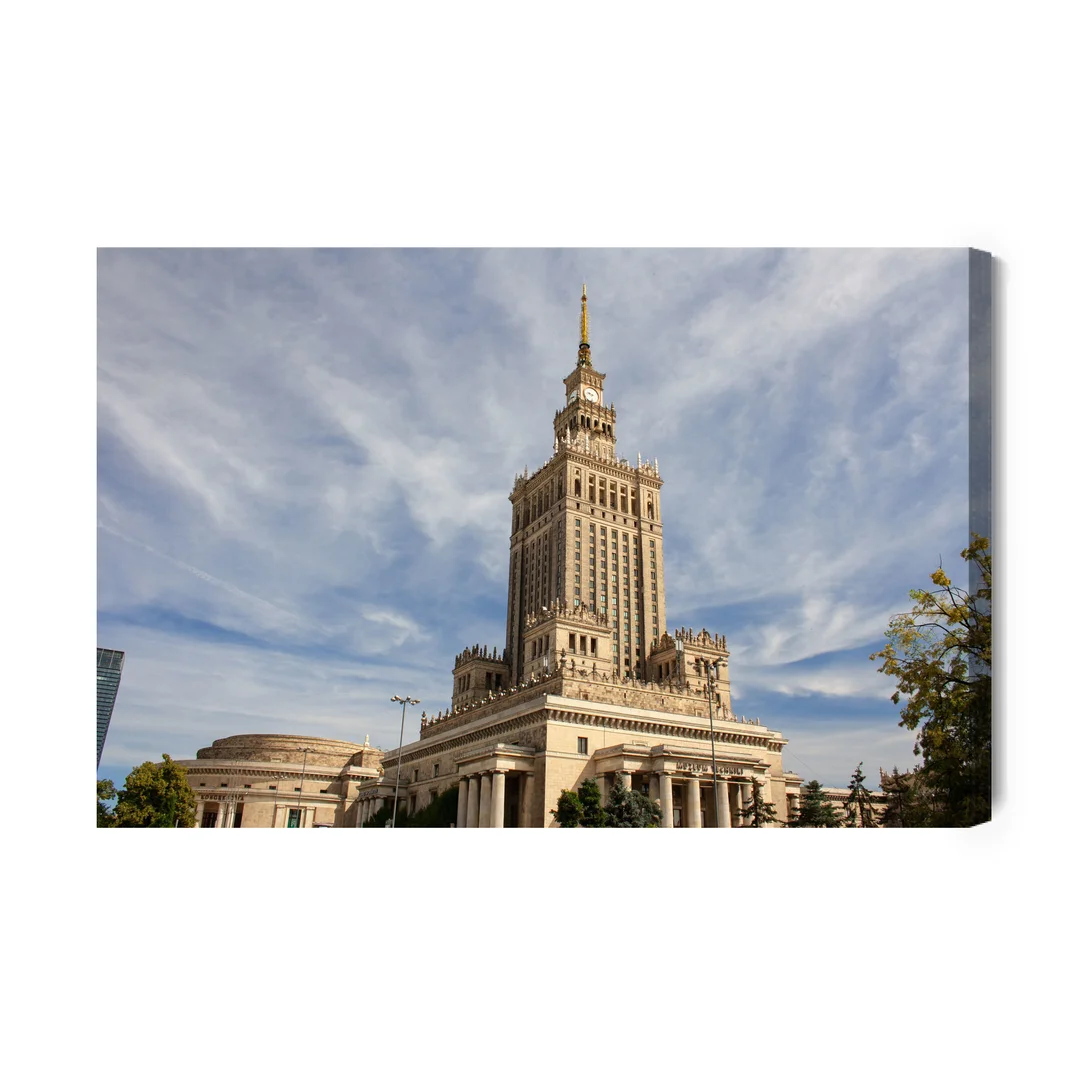 Obraz Na Płótnie Budynki W Centrum Warszawy Canvas Brak Brak 60x90