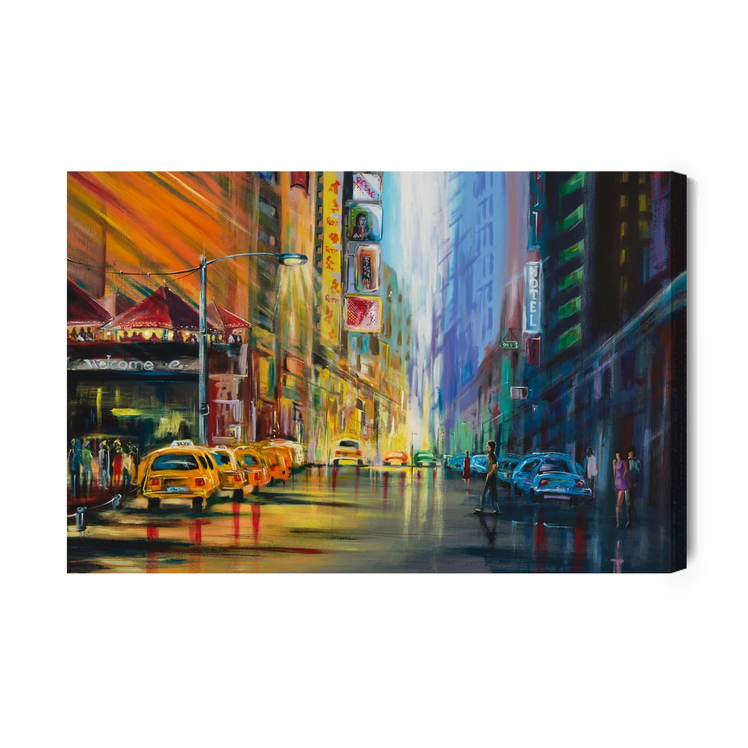Obraz Na Płótnie Centrum Nowego Jorku Jak Malowane Canvas Brak Brak 60x90