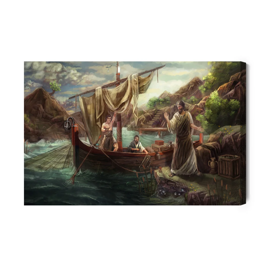 Obraz Na Płótnie Chrystus Wzywa Apostołów Canvas Brak Brak 60x90