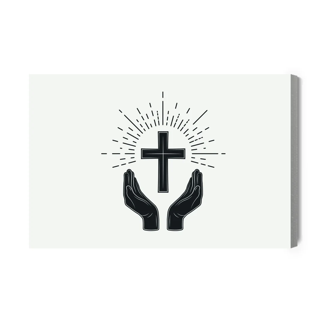 Obraz Na Płótnie Chrześcijańskie Logo Canvas Brak Brak 60x90