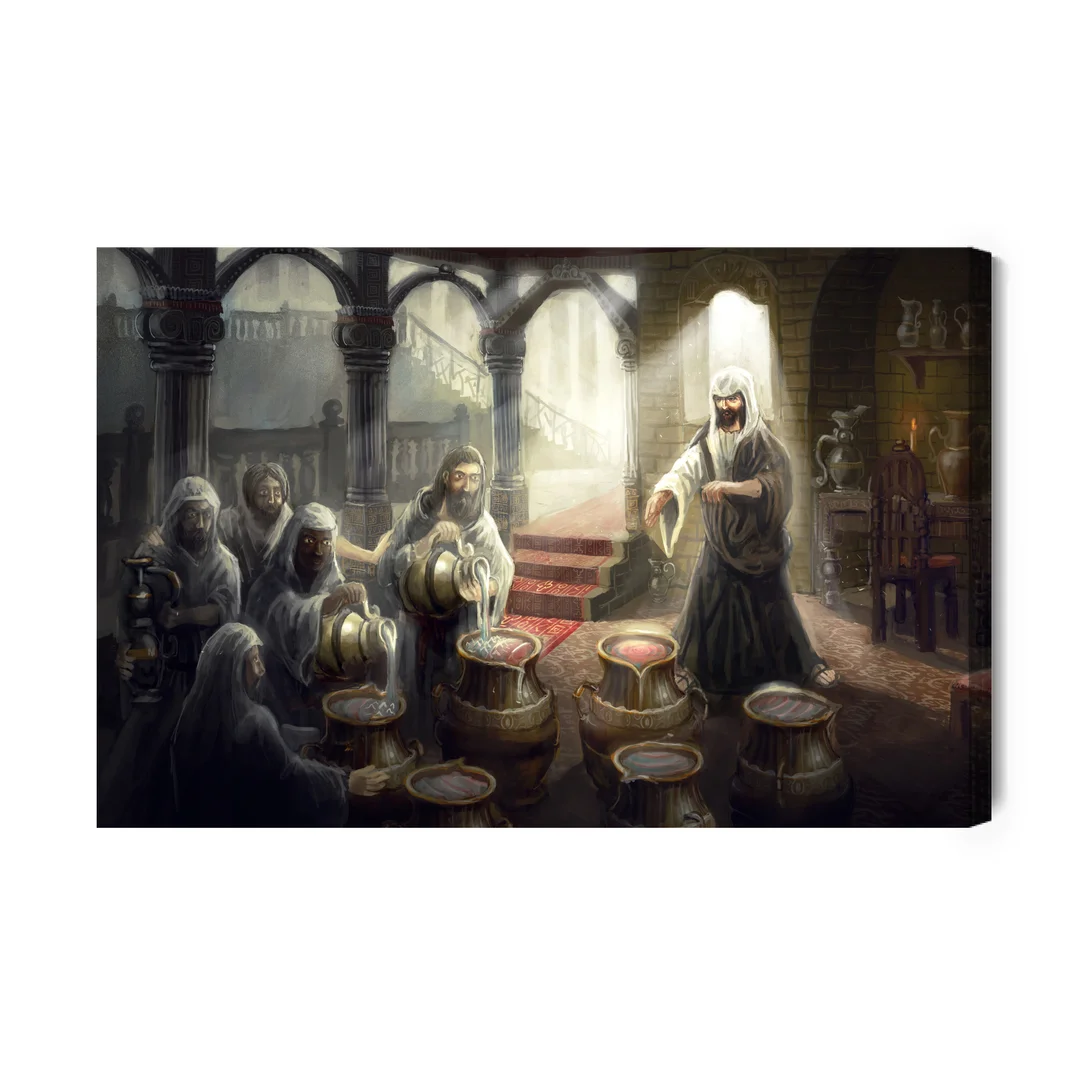Obraz Na Płótnie Cud W Kanie Galilejskiej Canvas Brak Brak 60x90