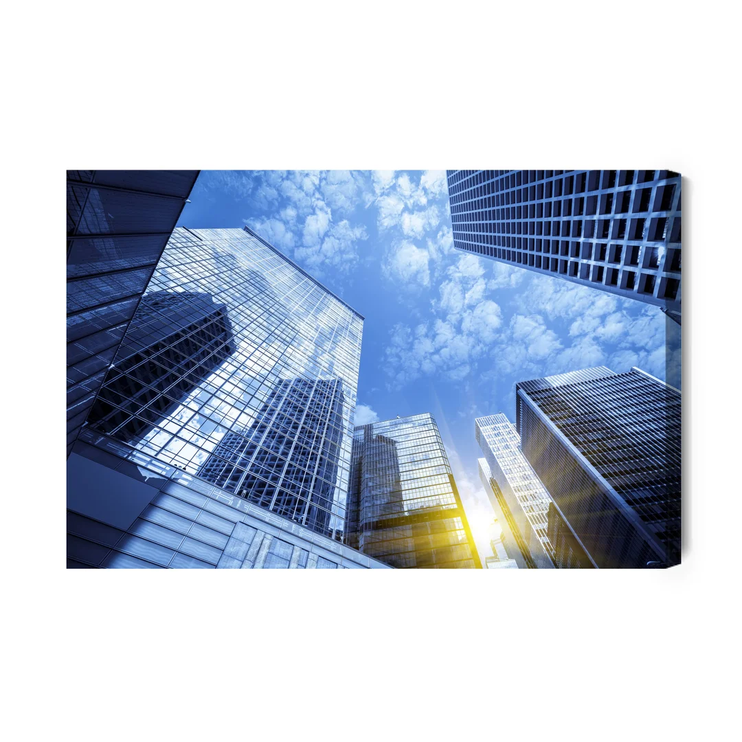 Obraz Na Płótnie Drapacze Chmur, Hongkong Canvas Brak Brak 60x90